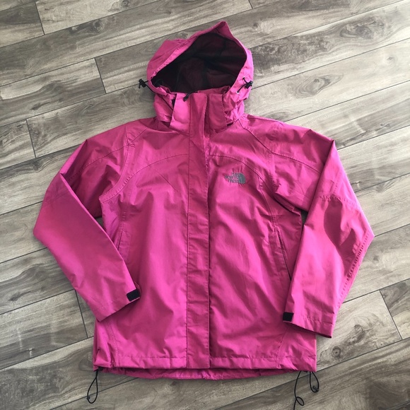 North Face Fuchsia Windbreaker Jacket - Picture 1 of 8